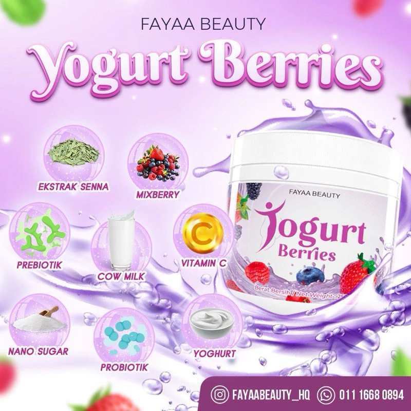 YOGURT BERRIES BY FAYAA BEAUTY