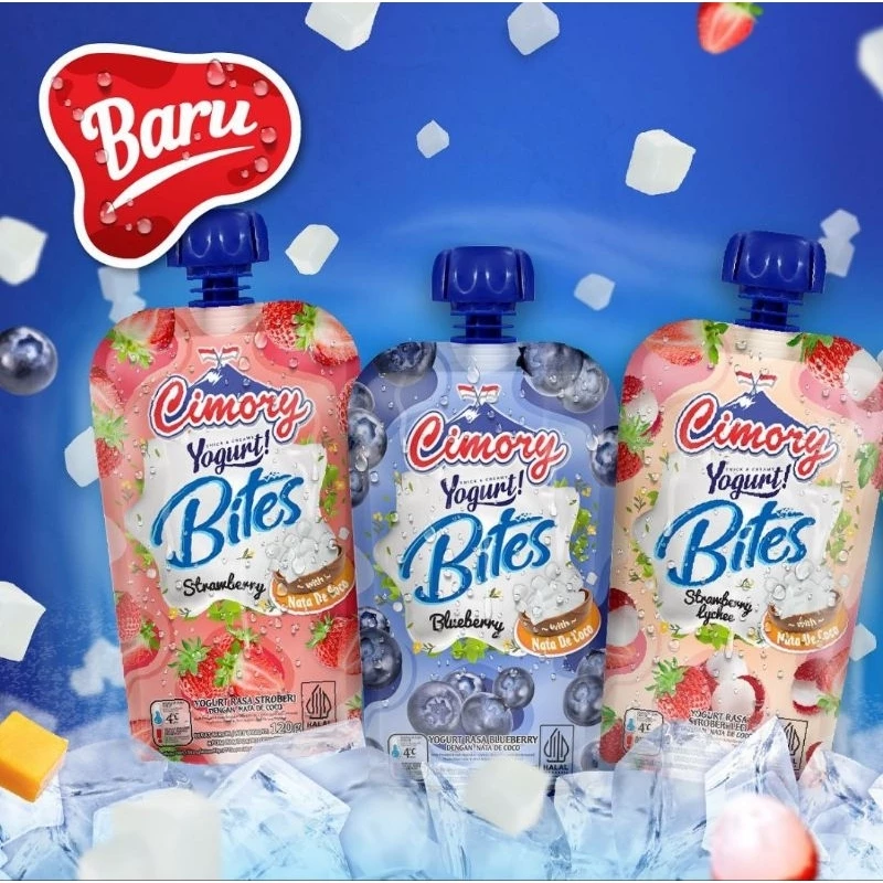 Cimory yogurt BITES WITH NATA DECOCO