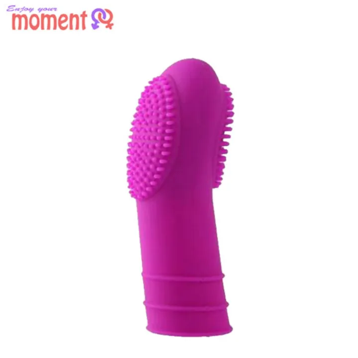 [CLEARANCE] Mini Female G-spot Finger Vibrator Bullet Masturbation Vibrator Clitoris Stimulator Massager (Purple) - Sex Toy for Women