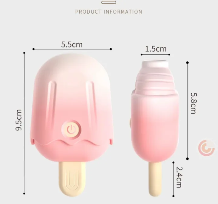 Ice Cream Clitoral Suction Vibrator Sextoy For Women Female Masturbation Adult toys