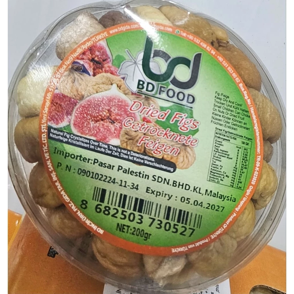 fresh dried fig turki 200g-400g-buah tin turkey