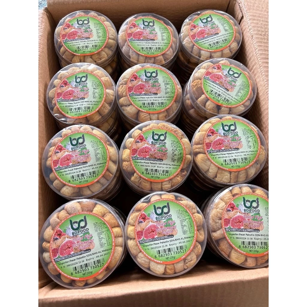 fresh dried fig turki 200g-400g-buah tin turkey