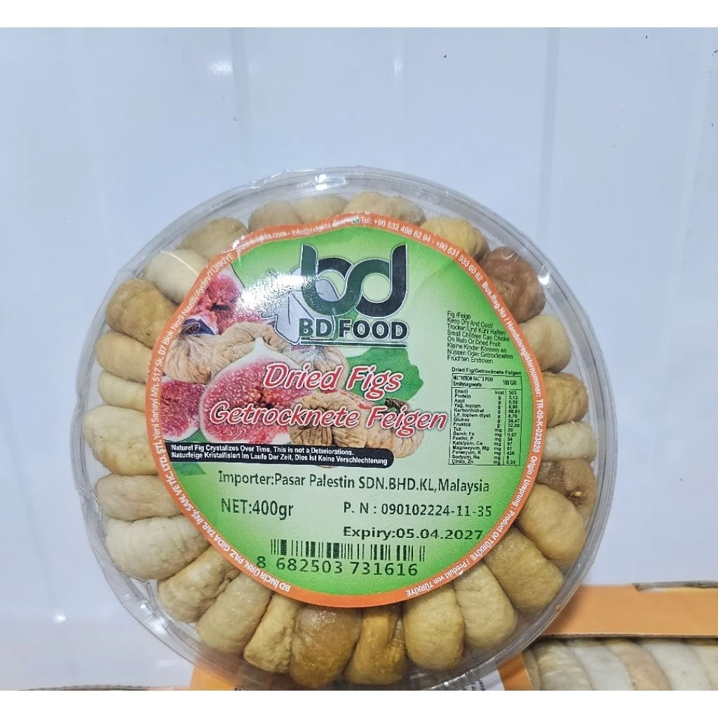 fresh dried fig turki 200g-400g-buah tin turkey