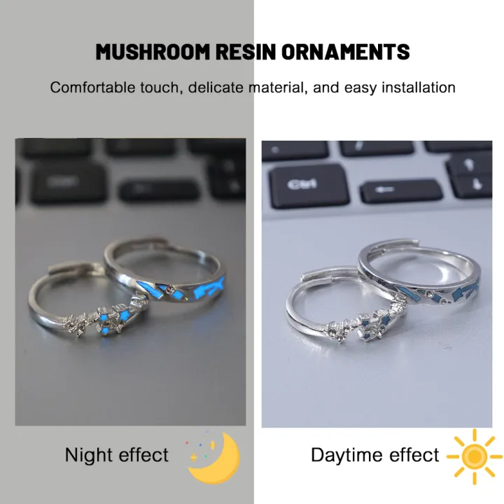 2PCS Sweet Couple Night Glowing Star Style Unique Design Premium