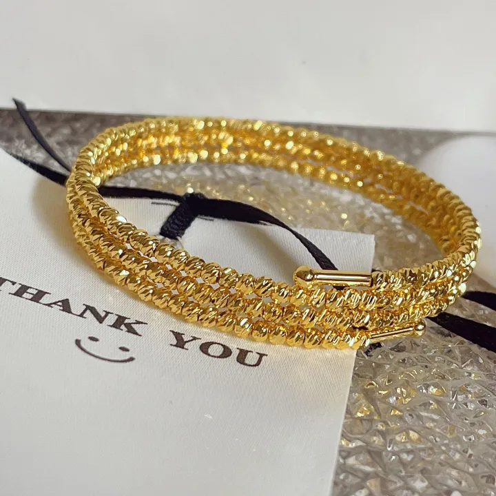 Pit's 2023 New Design Multilayer Irregular Beads Open Bangles&bracelets for Women Fashion Brand Jewelry Delicate Bangles