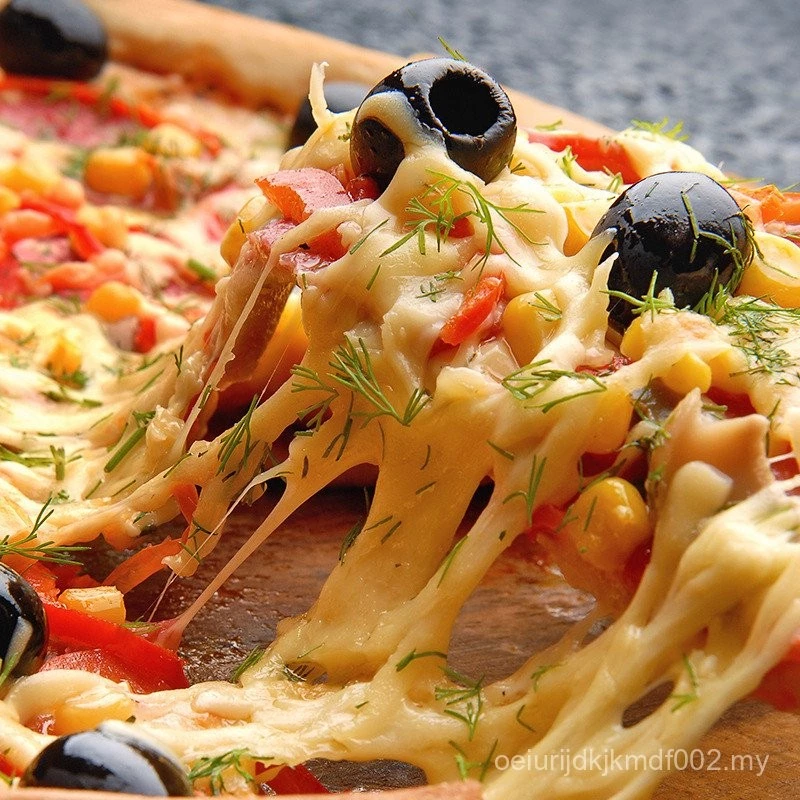 Keju Mozzarella, pizza yang disikat, keju mozzarella, nasi bakar keju mozzarella, penaik pizza