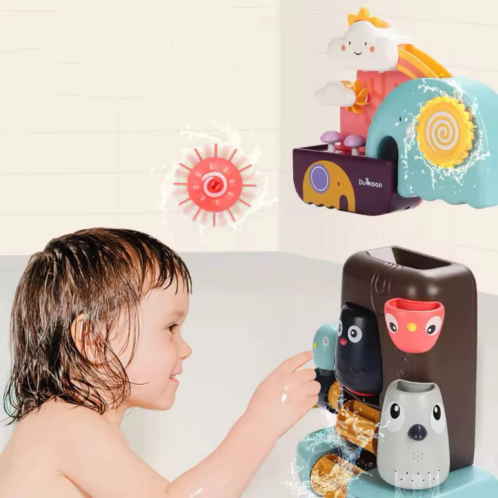 Baby Bathing Toy Bath Toys Pipeline Water Spray Shower Game Toy for Children Swimming Bathroom