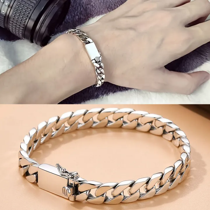 WGK High quality fashion personality chain Metal bracelet for men women trend classic banquet jewelry
