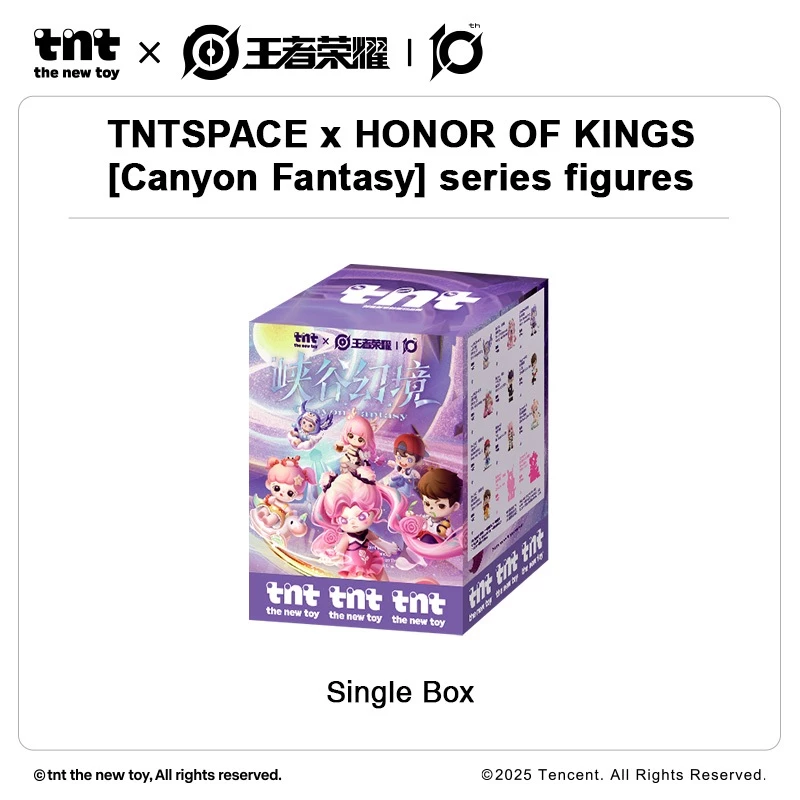 【Launch Local Time 08:00 PM, Sept 24h】TNTSPACE x HONOR OF KINGS [Canyon Fantasy] Series Figures Blind Box Birthday Gifts Action