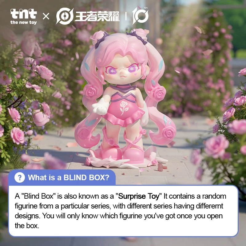 【Launch Local Time 08:00 PM, Sept 24h】TNTSPACE x HONOR OF KINGS [Canyon Fantasy] Series Figures Blind Box Birthday Gifts Action