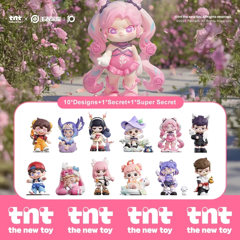 【Launch Local Time 08:00 PM, Sept 24h】TNTSPACE x HONOR OF KINGS [Canyon Fantasy] Series Figures Blind Box Birthday Gifts Action