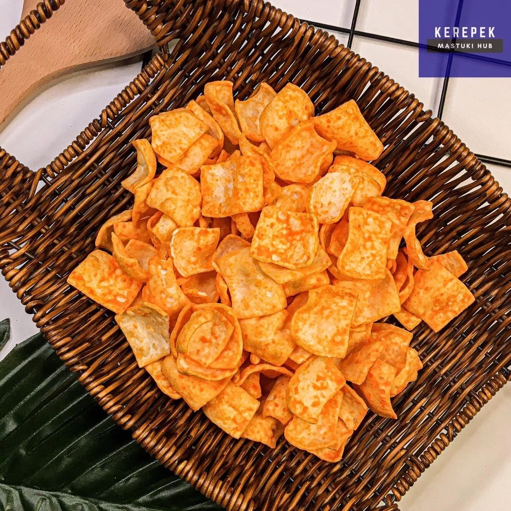 Keropok Kerepek Bika Opak Kari 350g Cheese Murah Sedap Viral