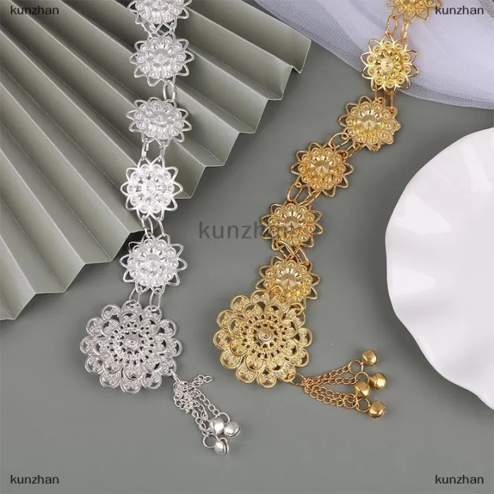 kunzhan Traditional Sarong Color Belt Vintage Jewelry Buckle Belt Necklace For Woman Decoration