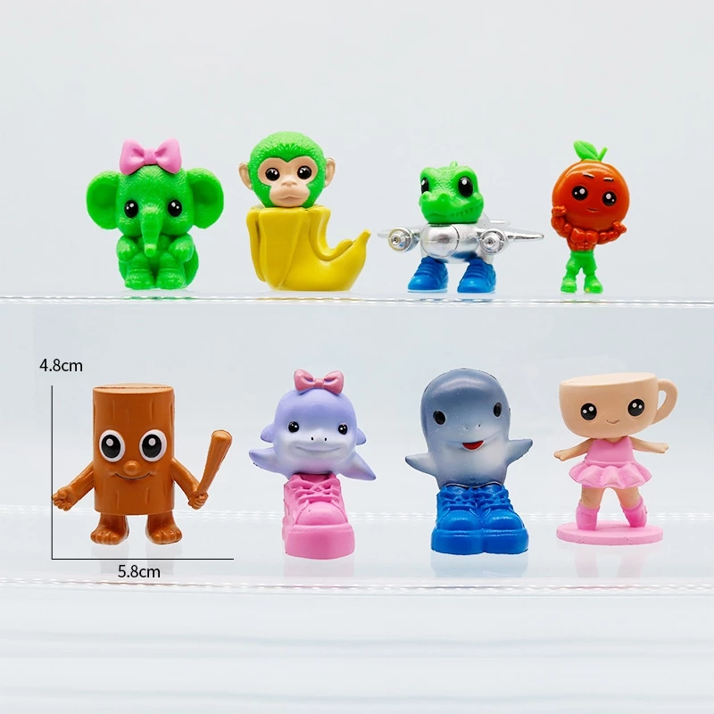 2025 New Italian Brainrot Toy Figures Animals Tralalero Tralala Figure Bombardiro Crocodilo for Brain Rot Cake Toppers Birthday Gifts