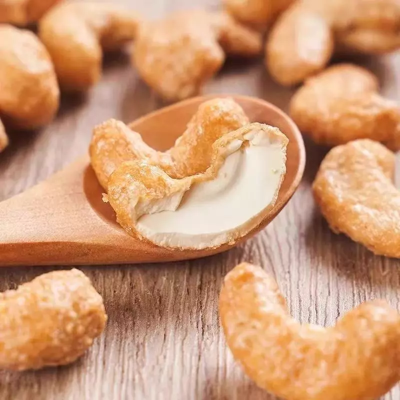 NEW Charcoal Roasted Cashew Nuts With Skin ready to eat Vietnam Roasted Cashew