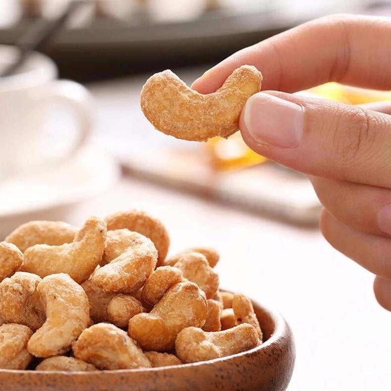 NEW Charcoal Roasted Cashew Nuts With Skin ready to eat Vietnam Roasted Cashew