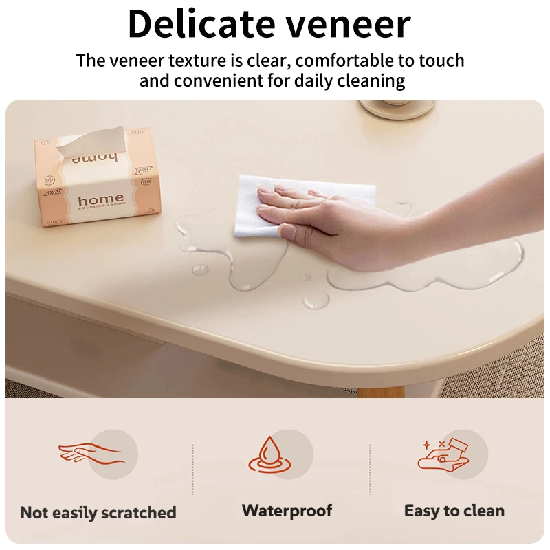 2 Layer Coffee Table Modern Living Room Sofa Side Table Beside Corner Oval Table Meja Kopi Kecil Sisi Sofa