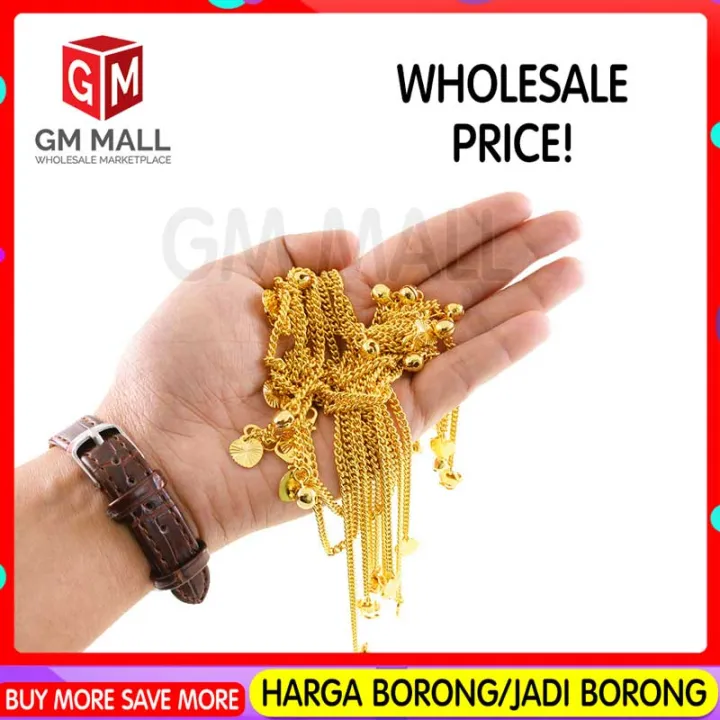 Cop 916 Emas Bangkok Emas Korea GM Mall Bracelet - Gelang Tangan Papan Gajah (Harga Borong)