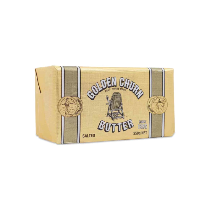 Golden Churn Butter Salted 250g & Unsalted 227g