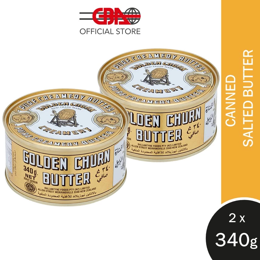 Golden Churn Canned Butter 12oz X2