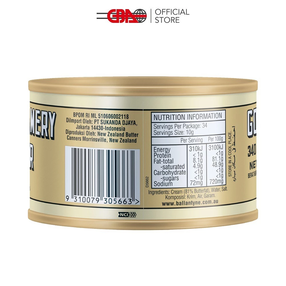 Golden Churn Canned Butter 12oz X2