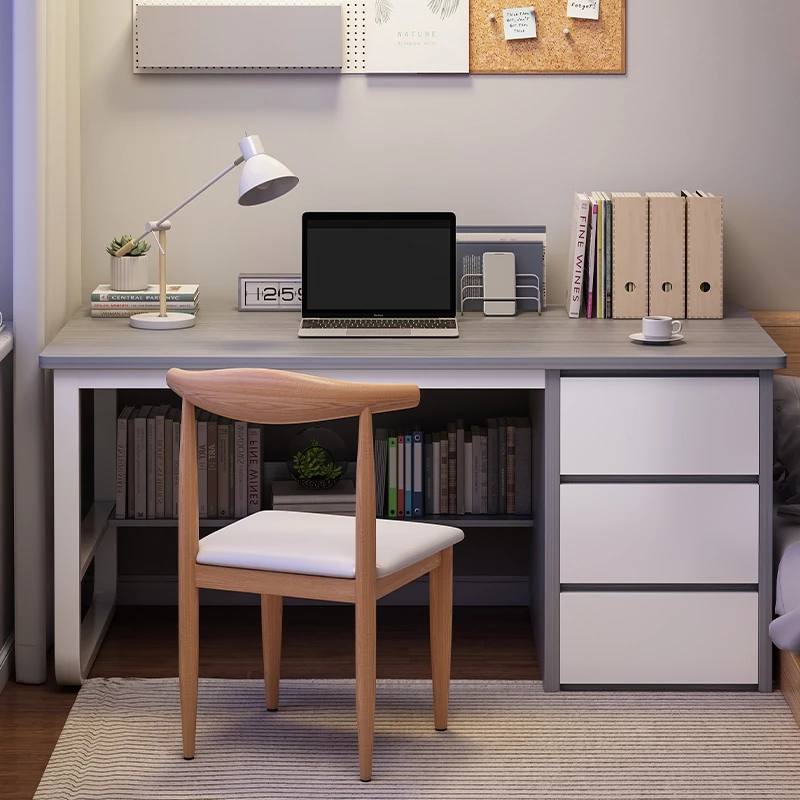 Computer Table With Drawer Meja Komputer Meja Belajar Meja office Multifunction Home Office Writing Study Desk Meja