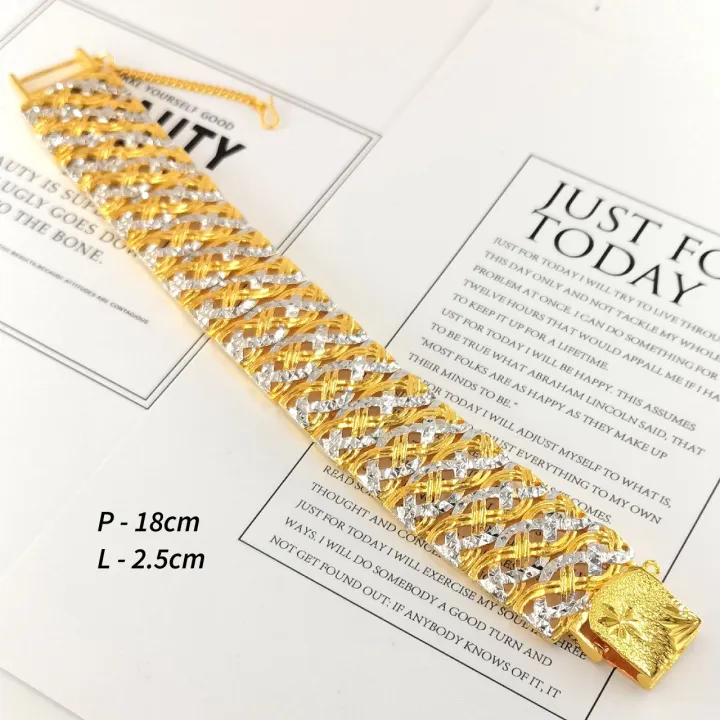 Emas GoldLian - Gelang Tangan Pulut Dakap( GTB328)(GTB329)(GTB330)