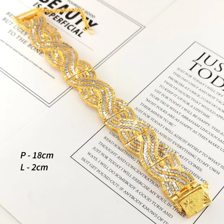 Emas GoldLian - Gelang Tangan Pulut Dakap( GTB328)(GTB329)(GTB330)