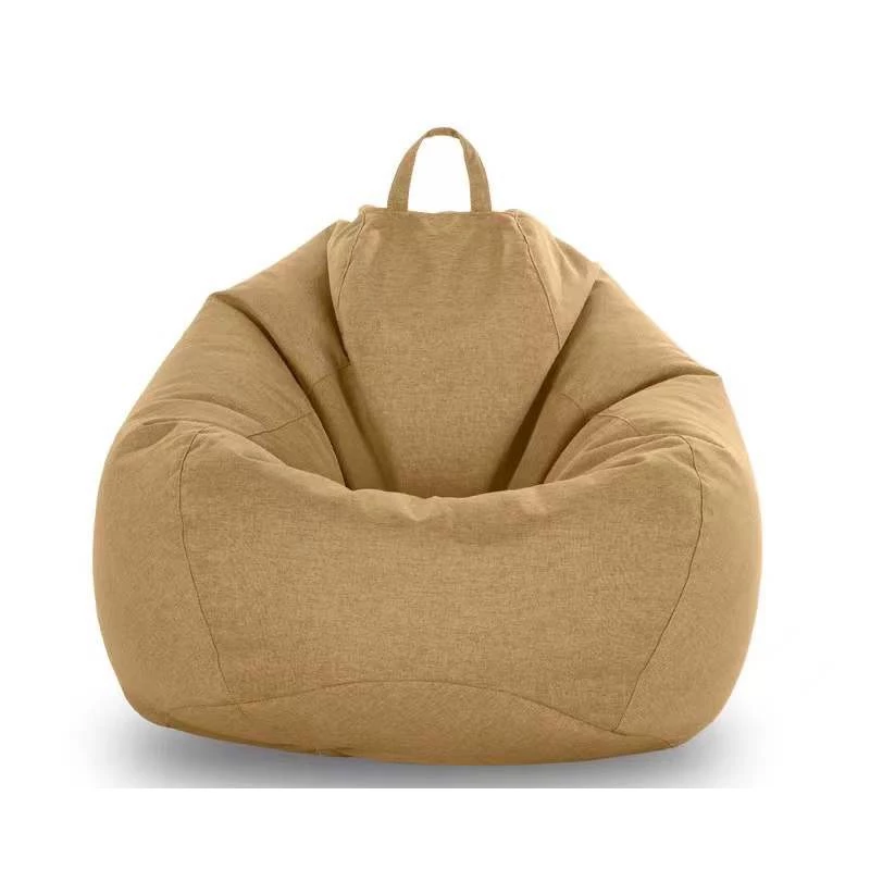 Sofa Bean Stylish Bedroom Furniture Solid Color Single Bean Bag Lazy Sofa Cover DIY Filled Inside