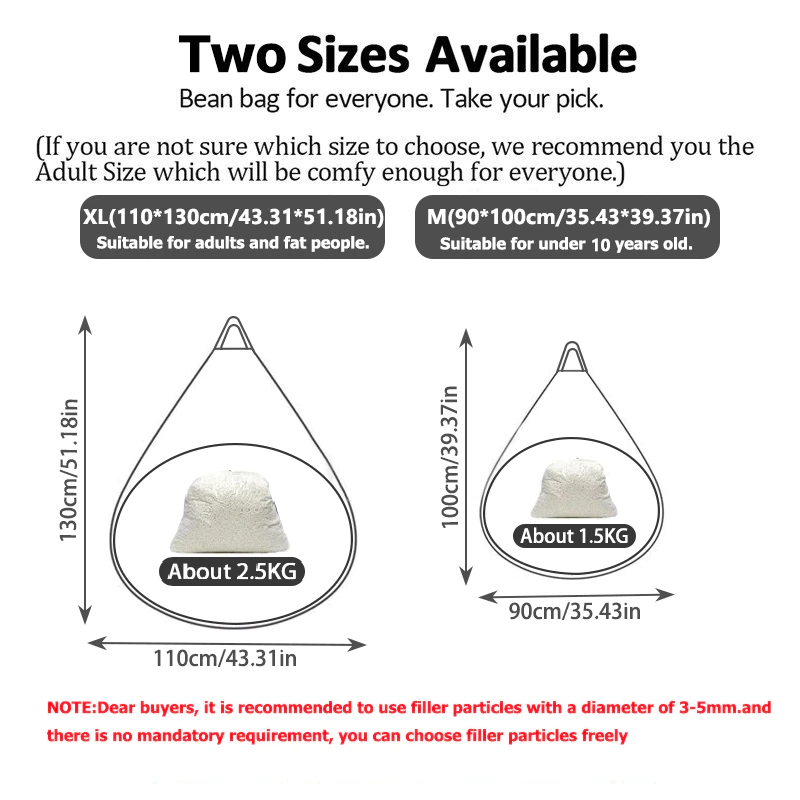 Sofa Bean Stylish Bedroom Furniture Solid Color Single Bean Bag Lazy Sofa Cover DIY Filled Inside