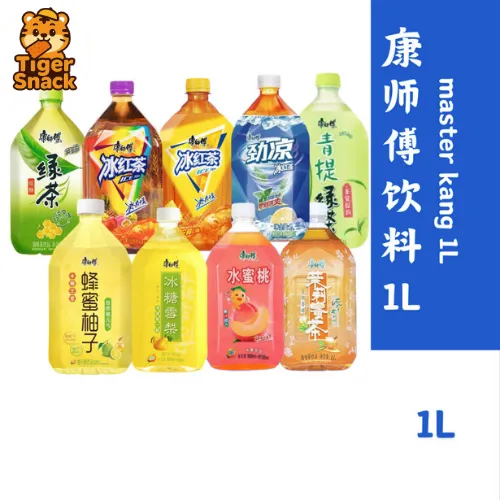 [新货亏本冲销量]康师傅饮料 康师傅水 蜂蜜柚子 冰糖雪梨 冰红茶 绿茶 酸梅汤 芒果小酪 1l Master Kang Shi Fu Honey Pomelo Pear Rock Sugar Iced Green Tea Plum