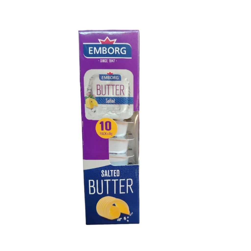 EMBORG 100% NATURAL BUTTER SALTED