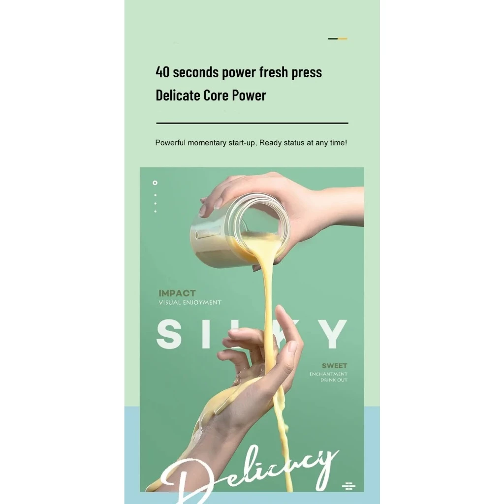 Wireless Juice Blender Juice Extractor USB Charging Shake n Take Mixer Fruit Juicer Chopper Grinder