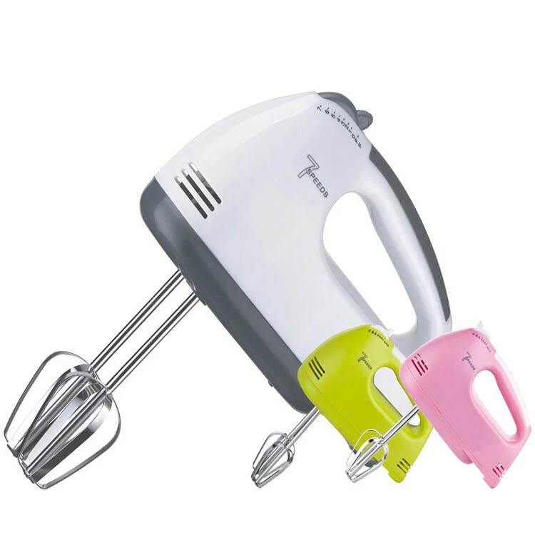 Portable Hand Mixer 7 Speed Mixing Baking and Cooking Mixer