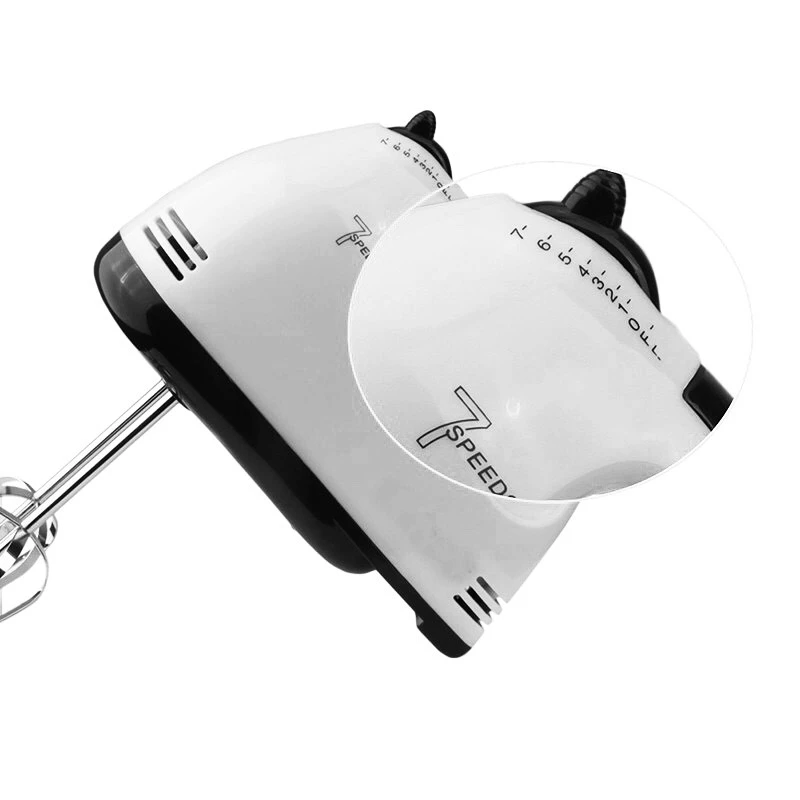 Portable Hand Mixer 7 Speed Mixing Baking and Cooking Mixer