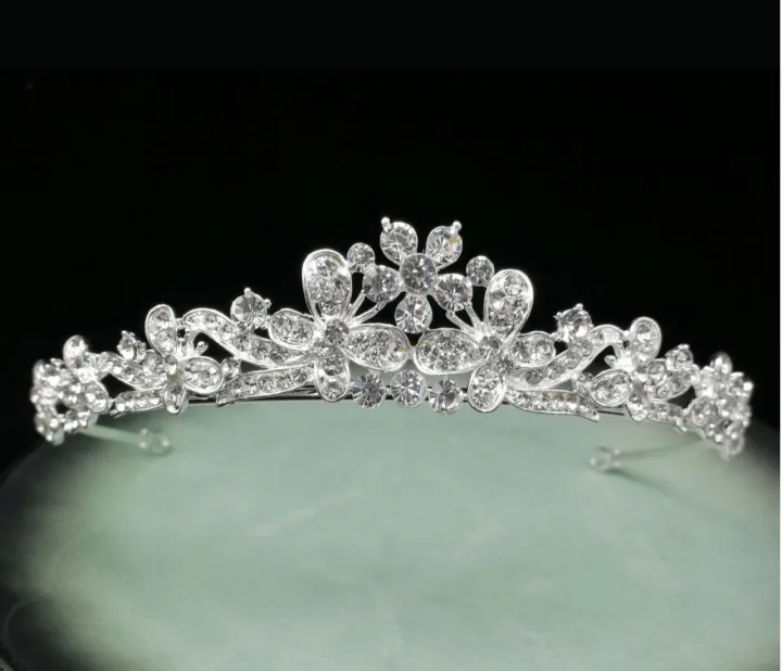 Bridal Jewelry Tiara Princess Stage Alloy Inlaid Rhinestone Crown Wind Crown Crown