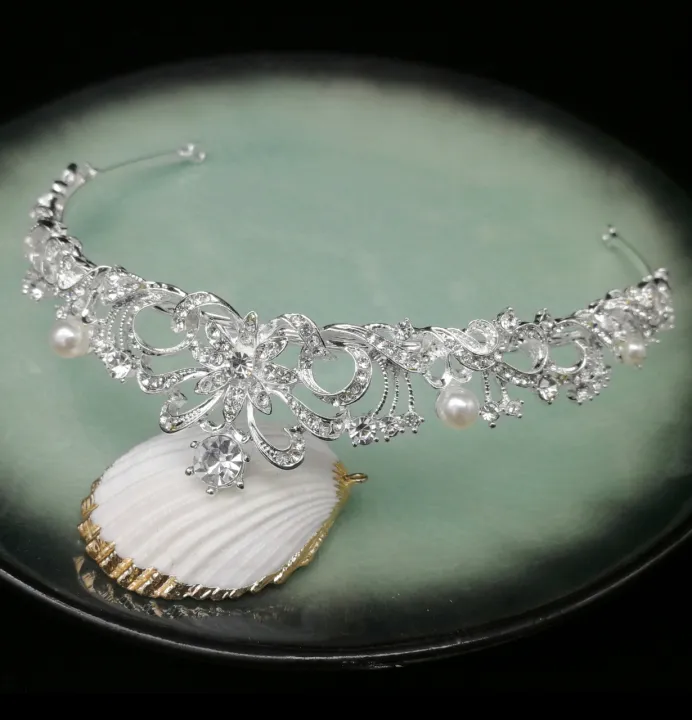 Bridal Jewelry Tiara Princess Stage Alloy Inlaid Rhinestone Crown Wind Crown Crown