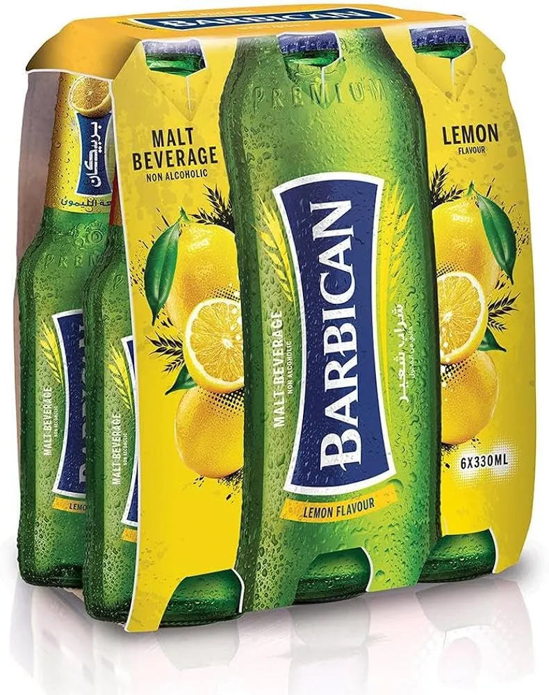 Barbican 330ml Original - Apple/Pomegranate/Barbican Strawberry/Lemon/Pineapple/Peach/Raspberry/Malt (Barbican/Non Alcoholic Malt Drinks/Asian Drinks)