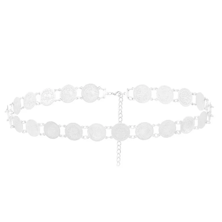 CHUAN Adjustable Belly Dance Waist Chains Retro Gold Silver Dress Chain Versatile Indian Style Tassel Belly