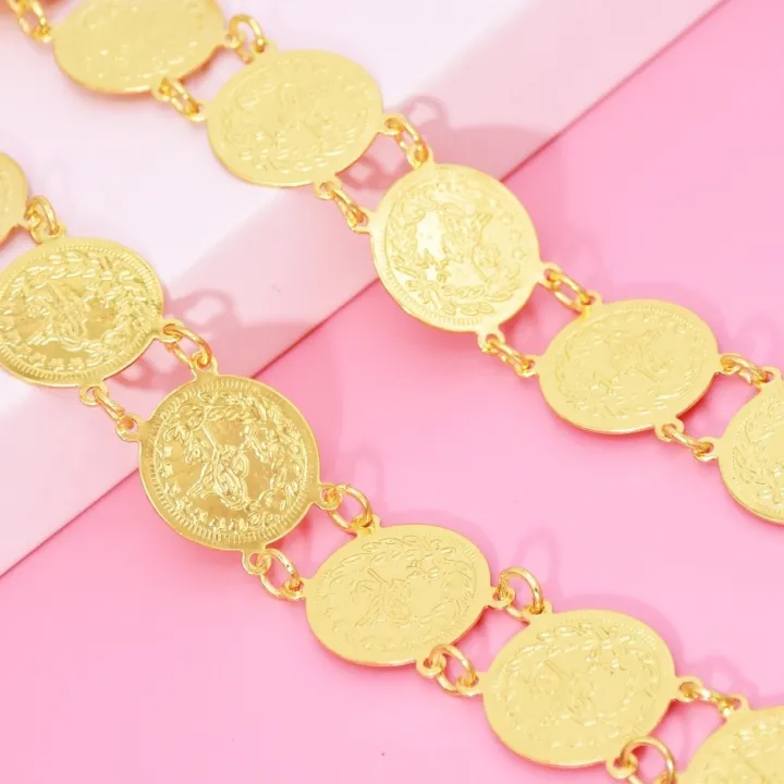 CHUAN Adjustable Belly Dance Waist Chains Retro Gold Silver Dress Chain Versatile Indian Style Tassel Belly