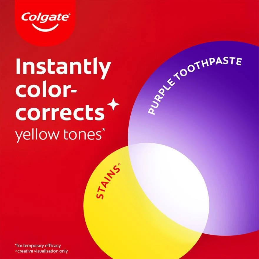 Colgate Optic White Purple Toothpaste 100g