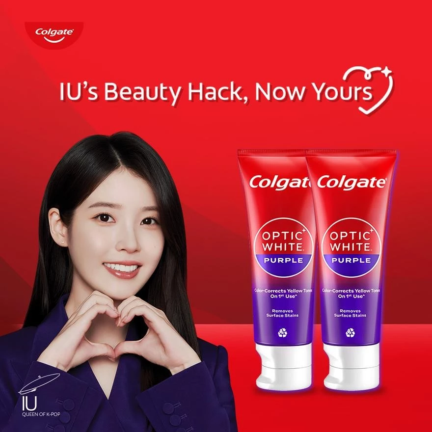 Colgate Optic White Purple Toothpaste 100g