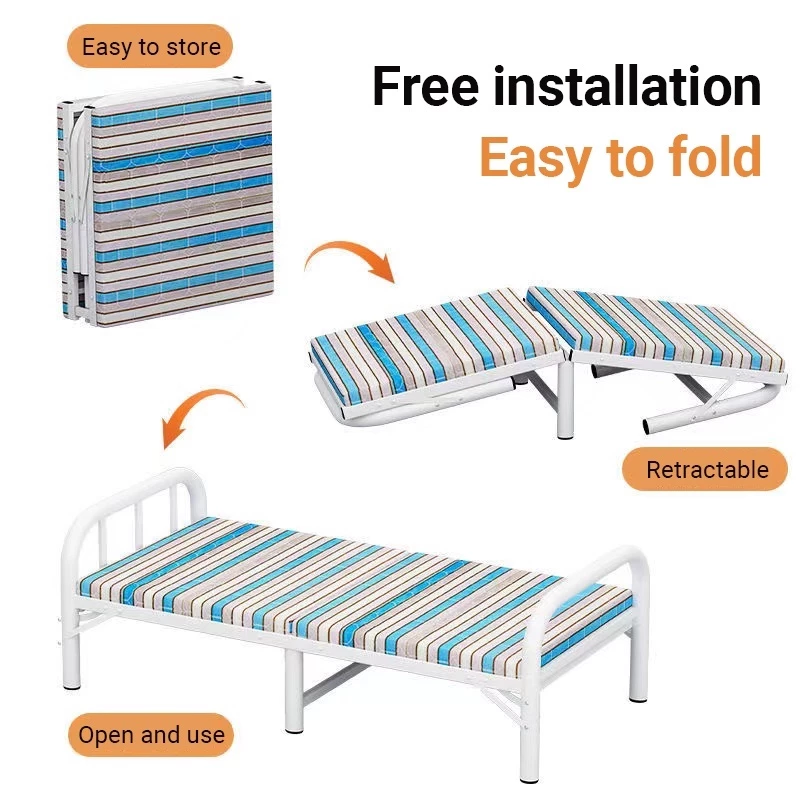 𝐁𝐌𝐙𝐀𝐑 𝙄𝙣 𝙎𝙩𝙤𝙘𝙠 Sturdy Durable Folding Bed Foldable Katil Bujang Besi Katil Lipat Katil Single折疊床