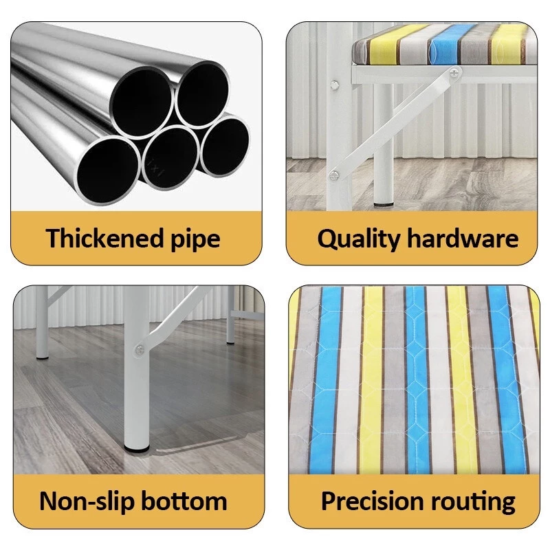 𝐁𝐌𝐙𝐀𝐑 𝙄𝙣 𝙎𝙩𝙤𝙘𝙠 Sturdy Durable Folding Bed Foldable Katil Bujang Besi Katil Lipat Katil Single折疊床