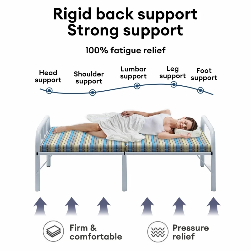 𝐁𝐌𝐙𝐀𝐑 𝙄𝙣 𝙎𝙩𝙤𝙘𝙠 Sturdy Durable Folding Bed Foldable Katil Bujang Besi Katil Lipat Katil Single折疊床