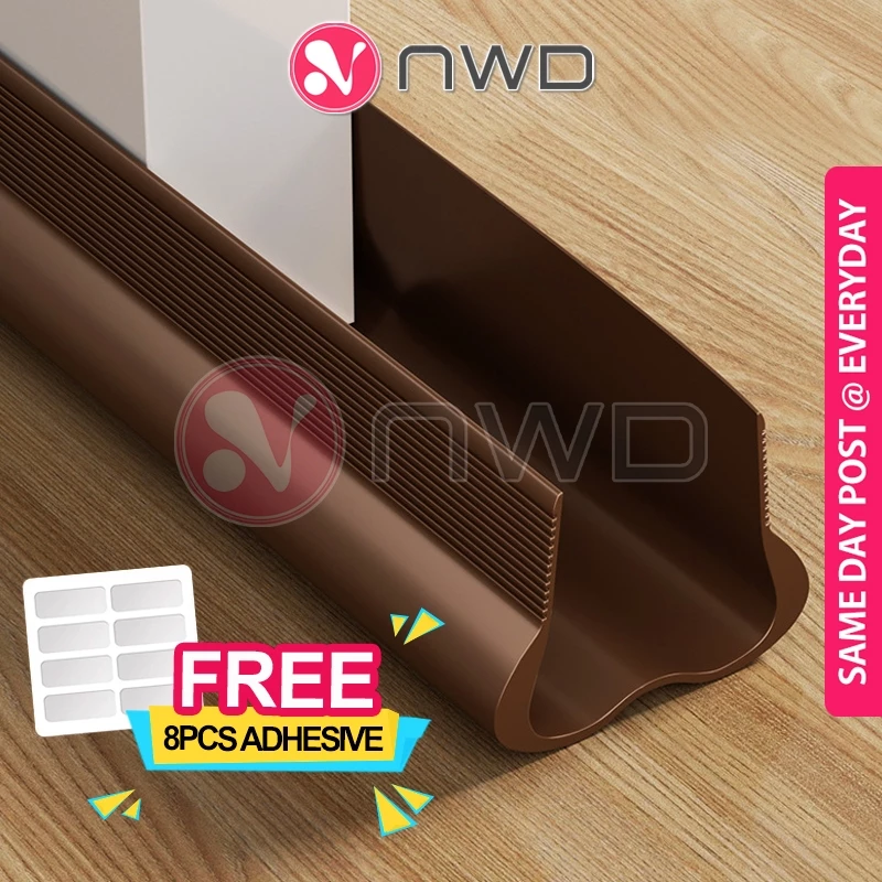 《 𝗫𝟯 𝗣𝗥𝗢𝗧𝗘𝗖𝗧𝗜𝗢𝗡 》 PVC Door Seal Strip Gap Stopper Blocker Doorstop Penutup Bawah Pintu
