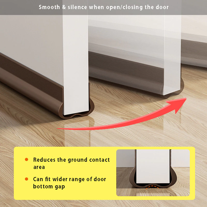 《 𝗫𝟯 𝗣𝗥𝗢𝗧𝗘𝗖𝗧𝗜𝗢𝗡 》 PVC Door Seal Strip Gap Stopper Blocker Doorstop Penutup Bawah Pintu