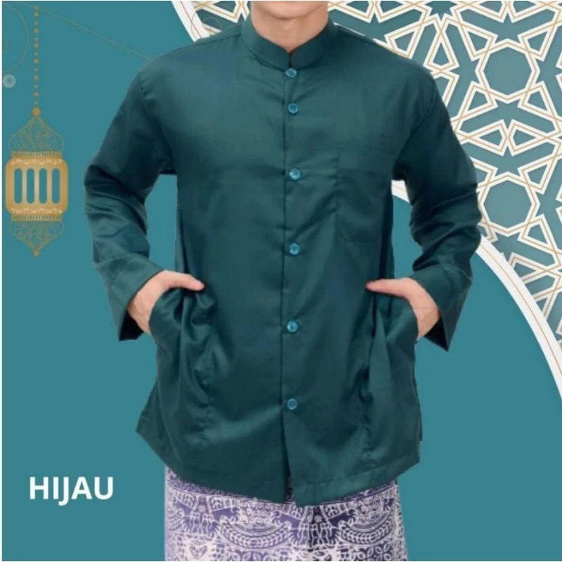 HAIBAHkoko SIDE POCKET PLAIN HABAIB LONG SLEEVE