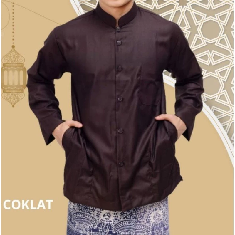 HAIBAHkoko SIDE POCKET PLAIN HABAIB LONG SLEEVE