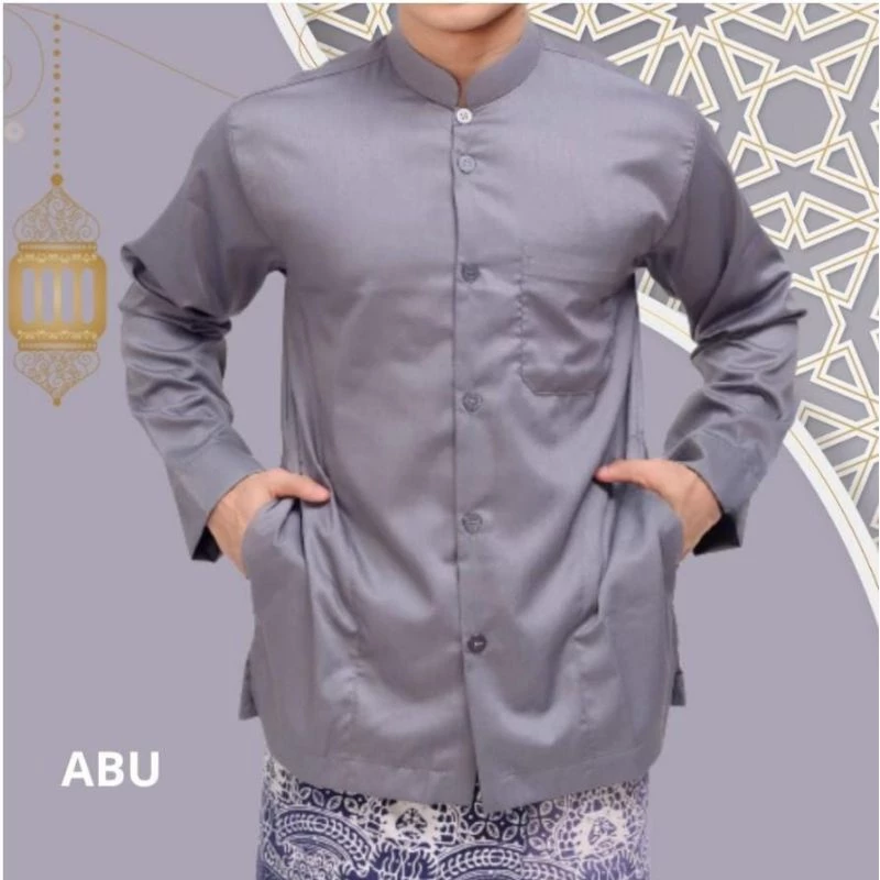 HAIBAHkoko SIDE POCKET PLAIN HABAIB LONG SLEEVE